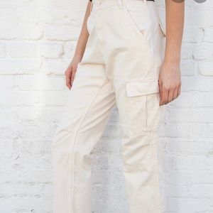 COPY - Brandy Melville Off-White Piper Worker Pants